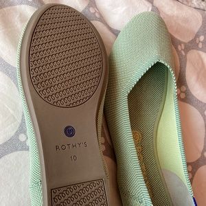 Rothy's Mint The Flat Shoe Size 10